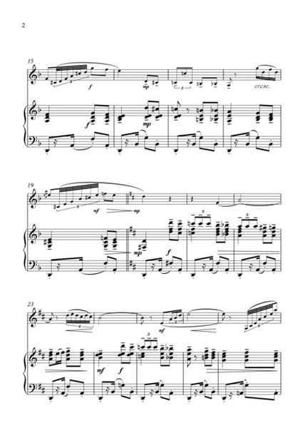 Bizet Carmen. Habanera "L'amour est un oiseau rebelle" arranged for Alto Saxophone & Piano image number null