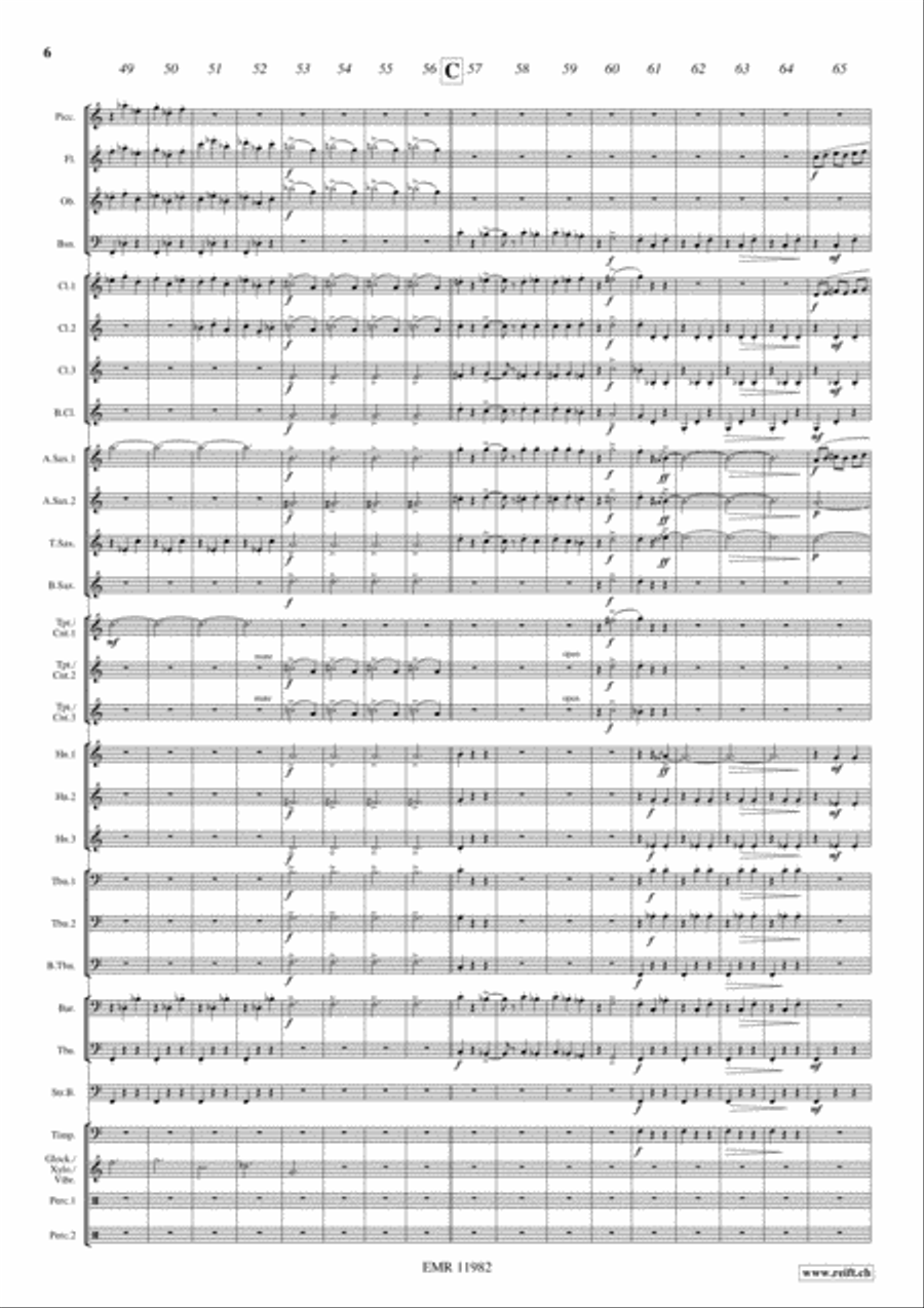 Spartacus Concert Band scores gallery preview page 7