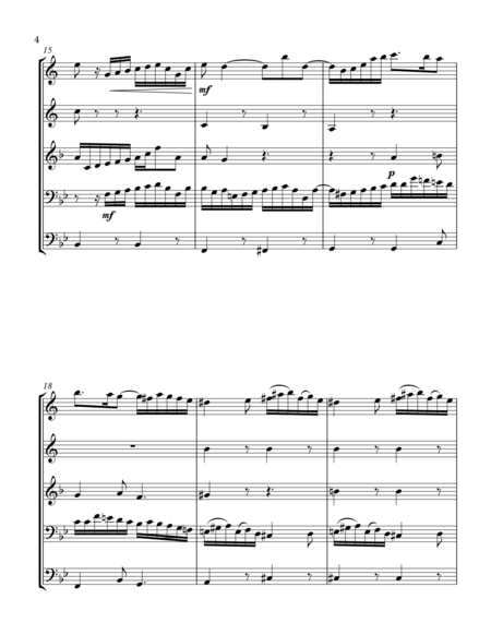 Bach: Siciliano from BWV 1031 for Brass Quintet image number null