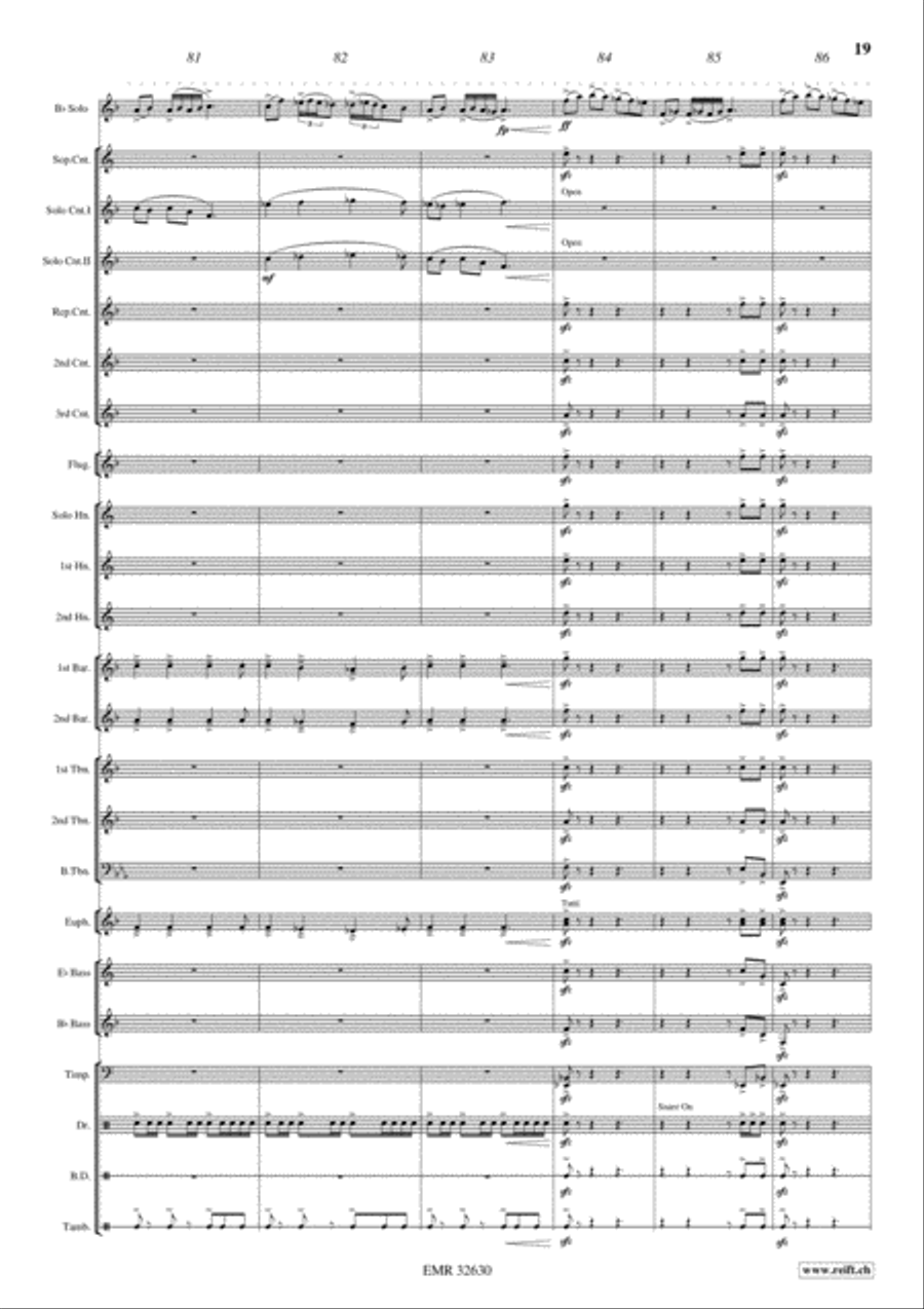 Bulgarian Festival Brass Band scores gallery preview page 20