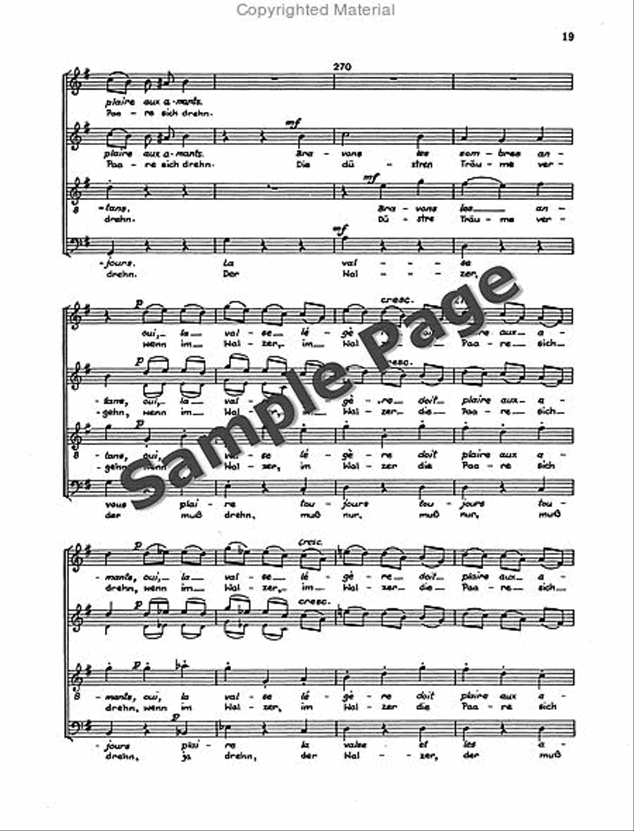 Waltz with Chorus 4-Part scores gallery preview page 20