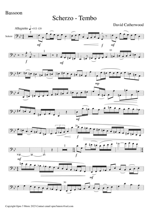Wind Quintet - Scherzo for Bassoon 'Tembo' by David Catherwood
