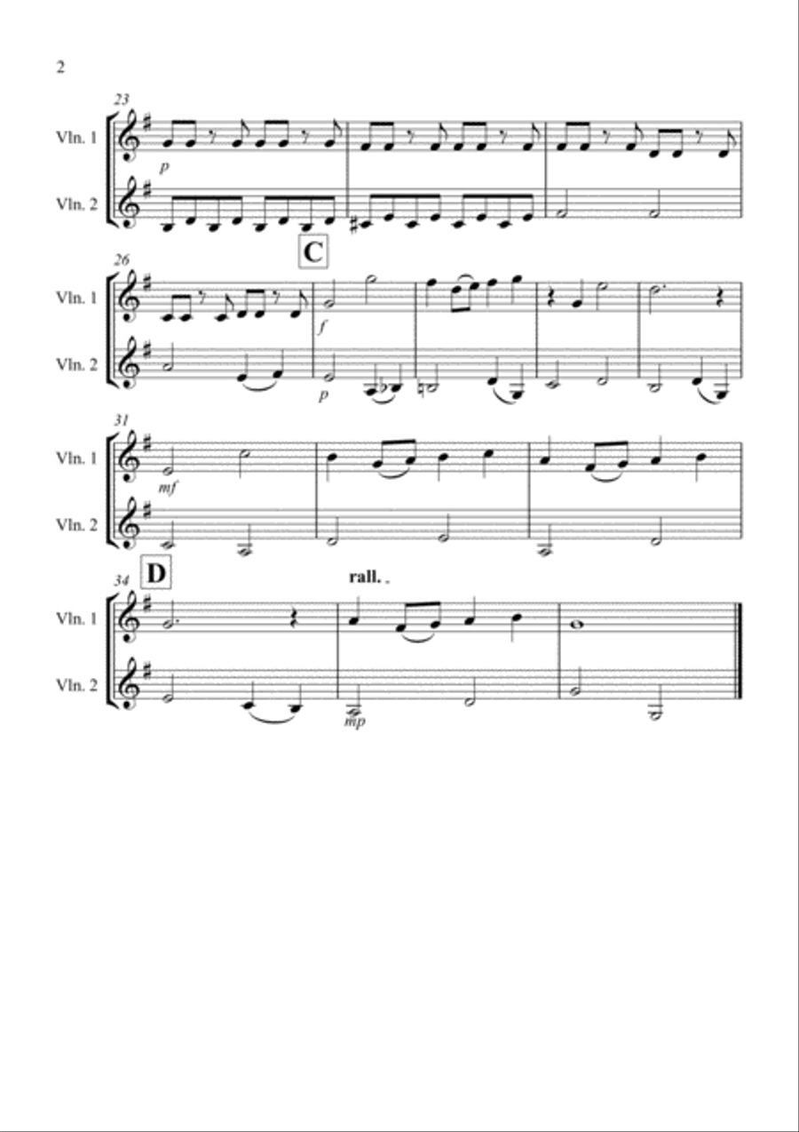 Over The Rainbow (from The Wizard Of Oz) Violin Solo scores gallery preview page 2