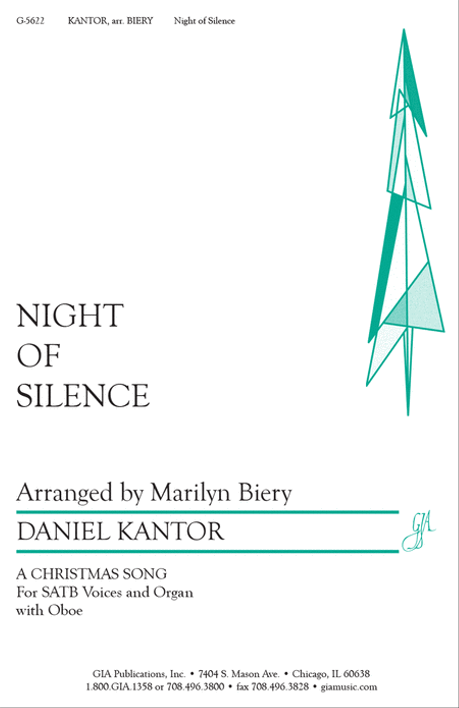 Night of Silence - SATB edition 4-Part scores gallery preview page 1