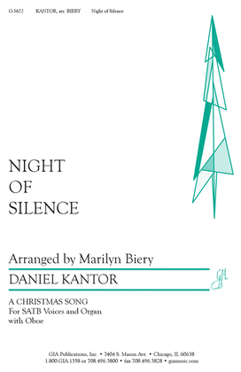 Book cover for Night of Silence - SATB edition