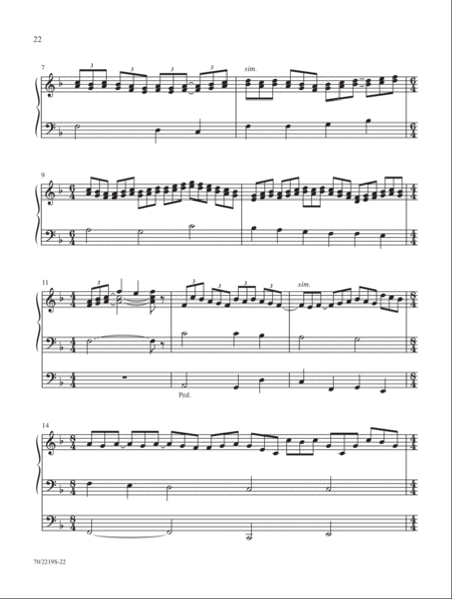 Our Hope for Years to Come Organ Solo scores gallery preview page 9