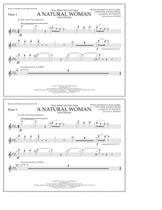 (You Make Me Feel Like) A Natural Woman (Pre-Opener) (arr. Jay Dawson) - Flute 1