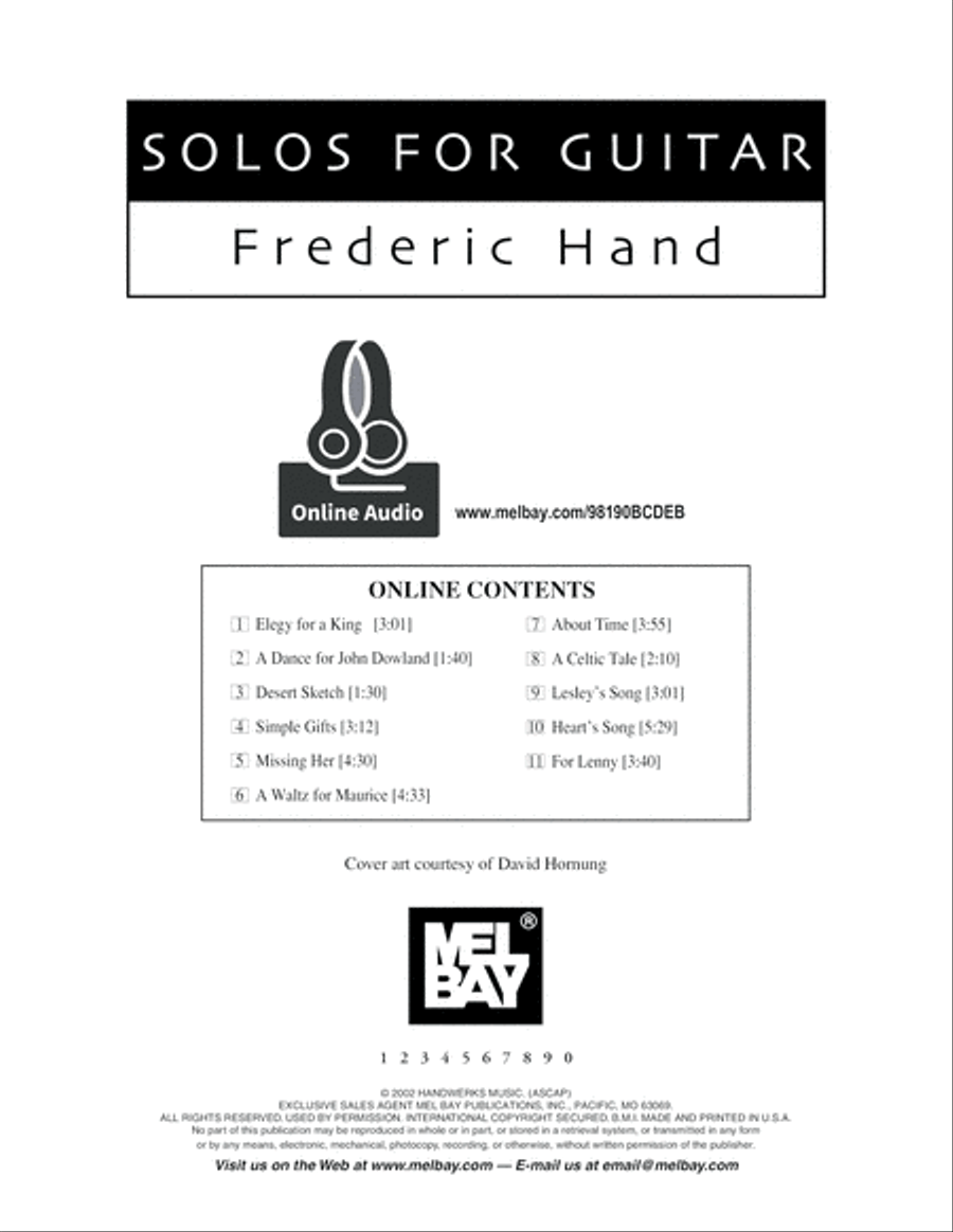 Solos for Guitar Acoustic Guitar scores gallery preview page 2