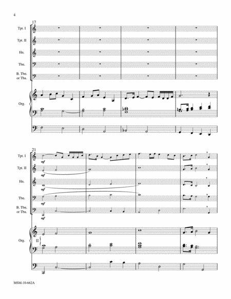 Fanfare and Processional (Downloadable Brass Quintet Score and Parts)