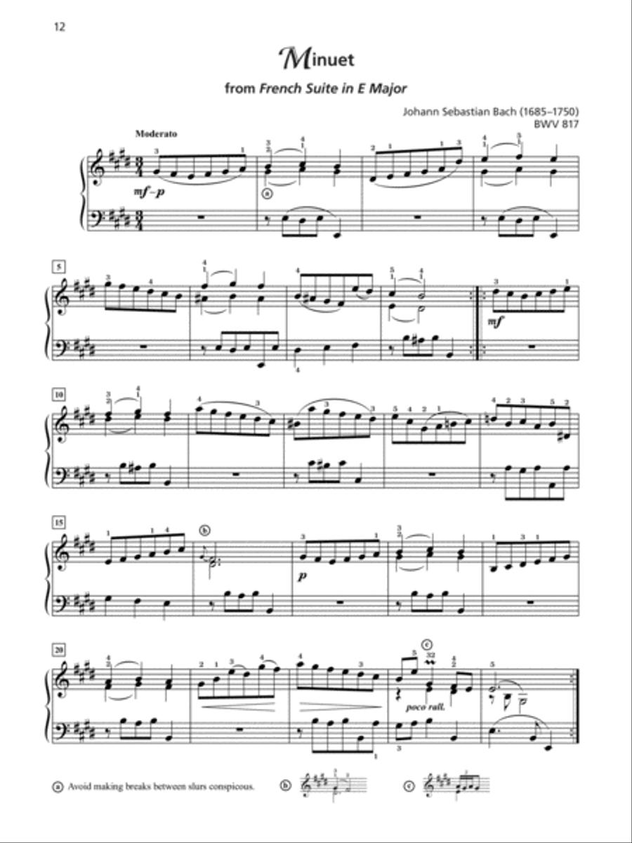 Classics for Students -- Bach, Mozart & Beethoven, Book 3 Piano Method scores gallery preview page 3