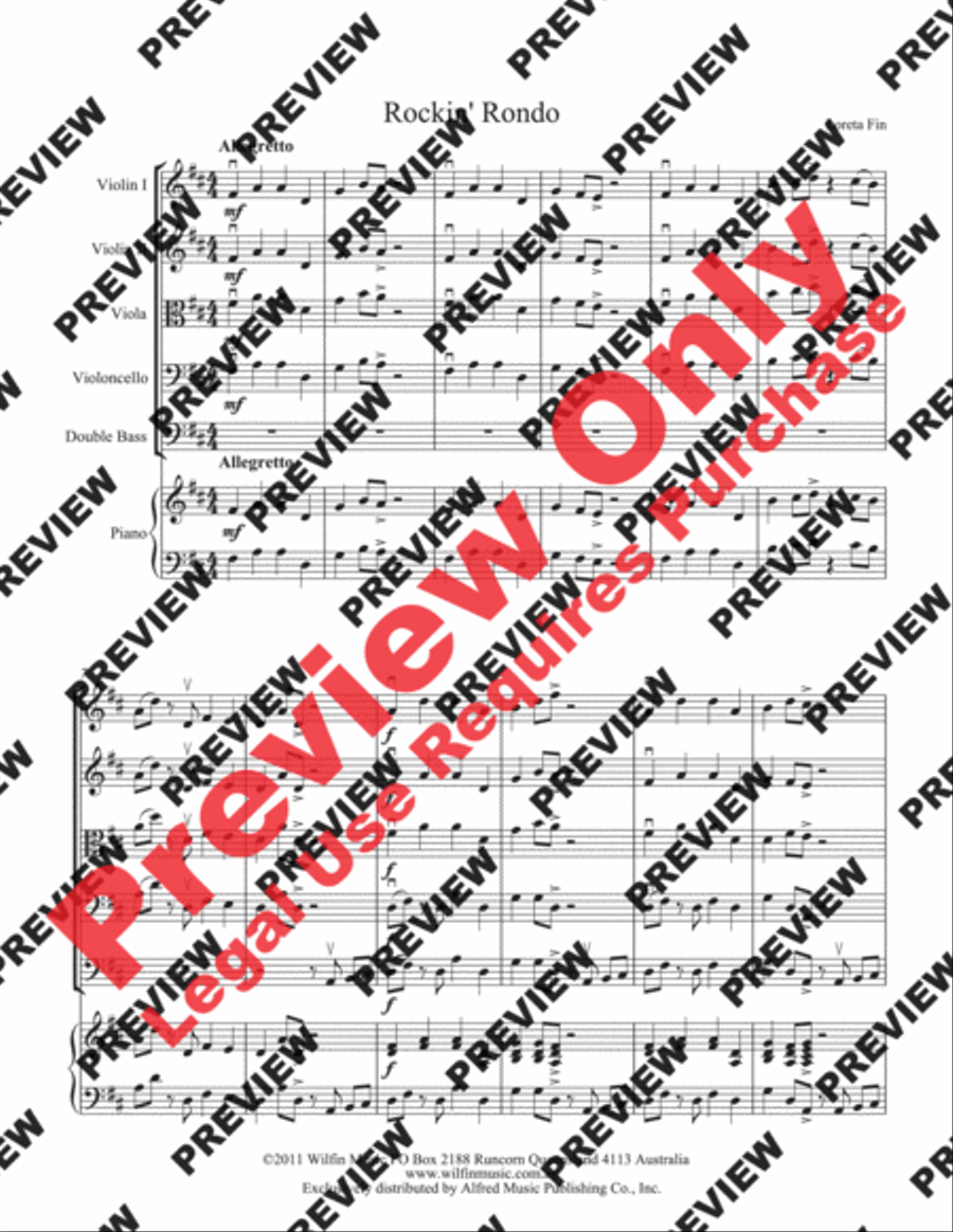 Rockin' Rondo String Orchestra scores gallery preview page 4