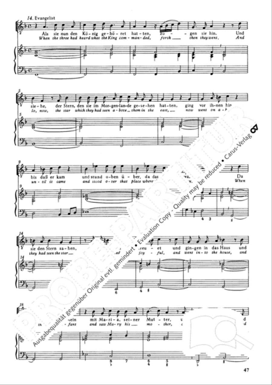 Christmas History (Weihnachts-Historie, SWV 435) Score scores gallery preview page 46
