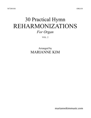 Book cover for 30 Practical Hymn Reharmonizations for Organ Vol.2