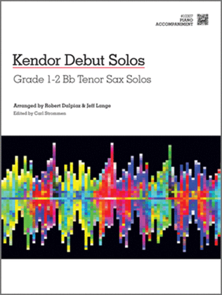 Book cover for Kendor Debut Solos - Bb Tenor Sax - Piano Accompaniment