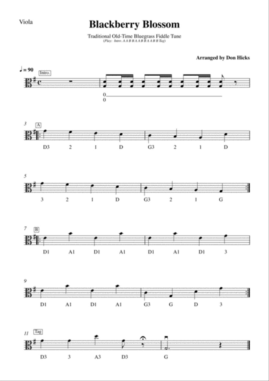 Blackberry Blossom for String Orchestra String Orchestra scores gallery preview page 3