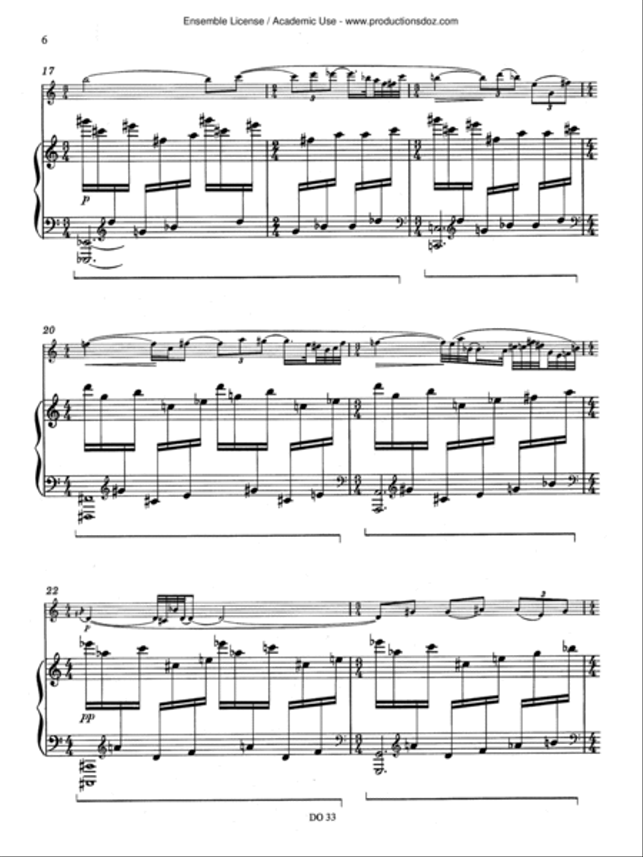 Aria op. 27 Aria op. 27 Flute Solo scores gallery preview page 6