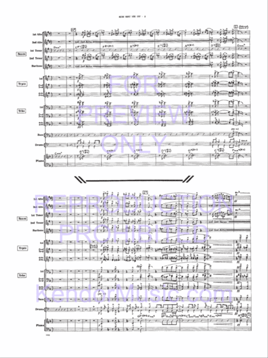 Mean What You Say Jazz Ensemble scores gallery preview page 10