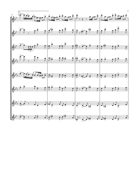 Coronation March (Db) (Saxophone Octet - 3 Alto, 4 Tenor, 1 Bari)