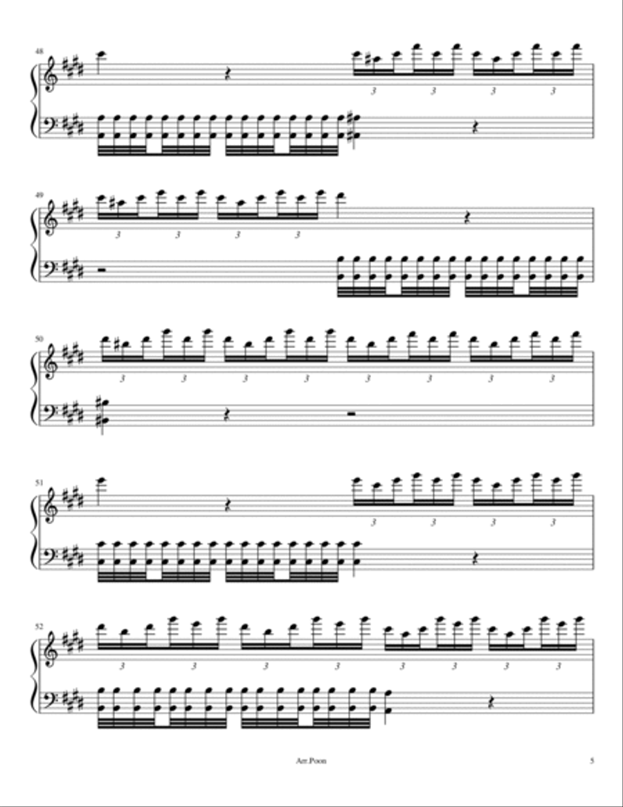 Vivaldi - The Four Seasons - Le Quattro Stagioni - For Piano Solo Complete Piano Solo scores gallery preview page 5