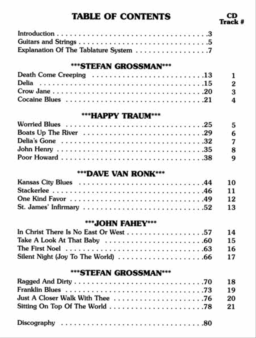 Beginners' Fingerpicking Guitar Acoustic Guitar scores gallery preview page 6