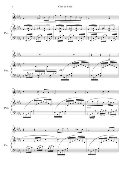 Clair de lune Op.46, No.2 image number null
