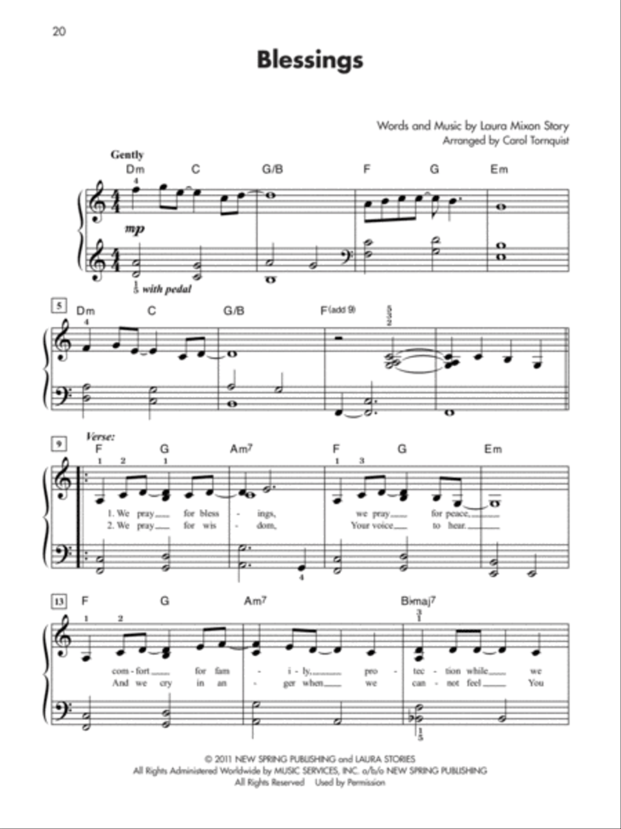 The Giant Book of Christian Sheet Music Easy Piano scores gallery preview page 3