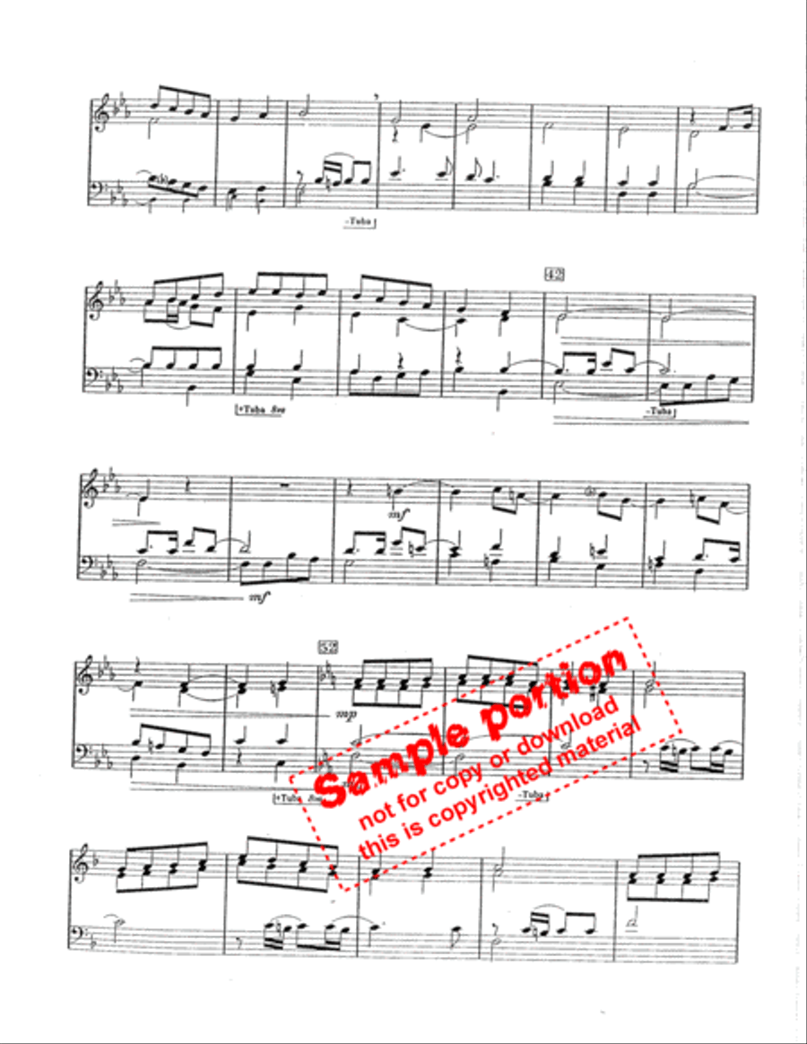 Count Your Many Blessings Brass Quartet scores gallery preview page 3