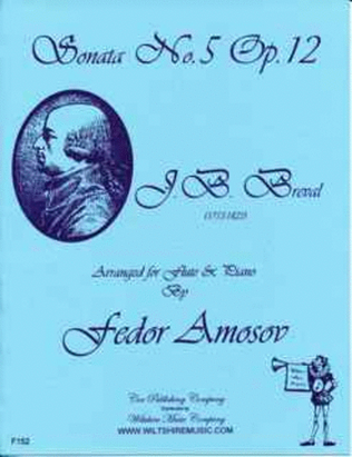 Book cover for Sonata No.5, Op 12 (Fedor Amosov)