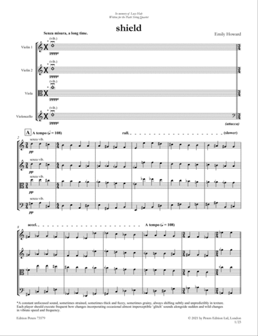 shield String Quartet scores gallery preview page 2