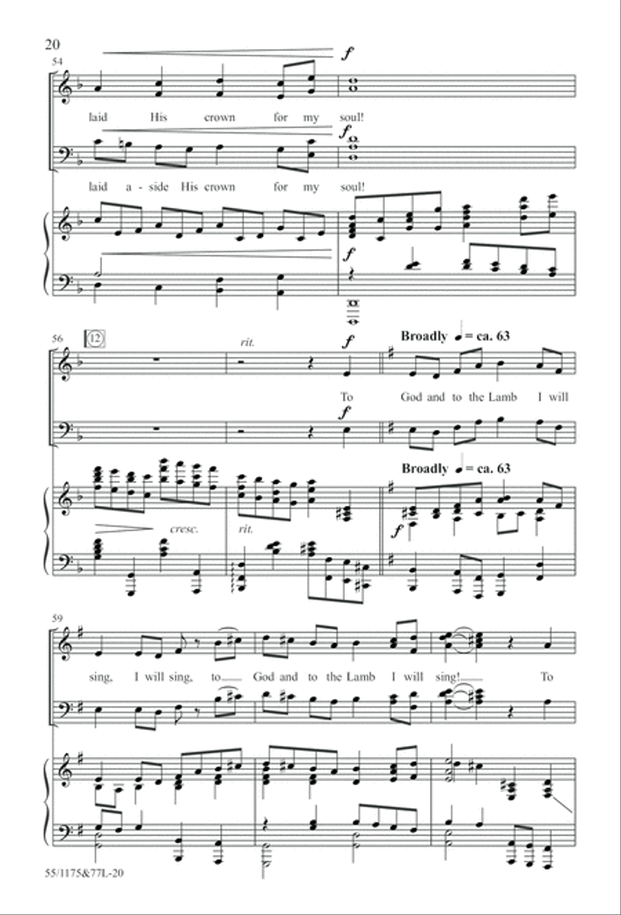 Behold the Lamb! Behold the Lamb! 4-Part scores gallery preview page 21