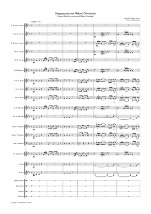 Grieg: Funeral March for Rikard Nordraak (Brass Band version)