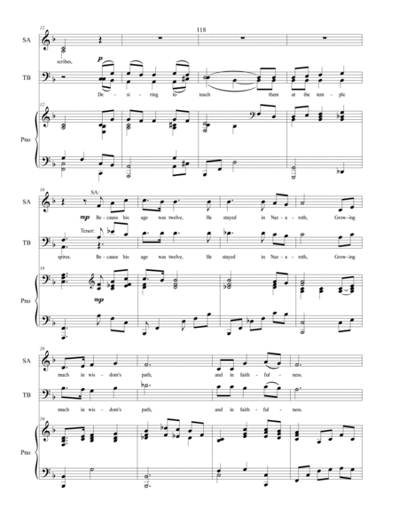 Even As a Child, sacred music for SATB choir image number null