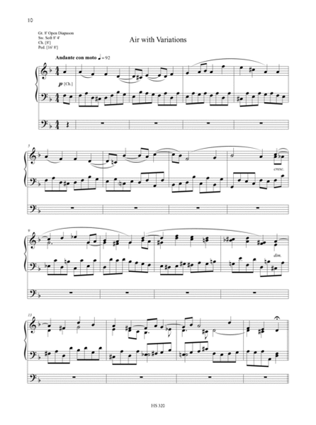 English Organ Sonatas - Vol. 6