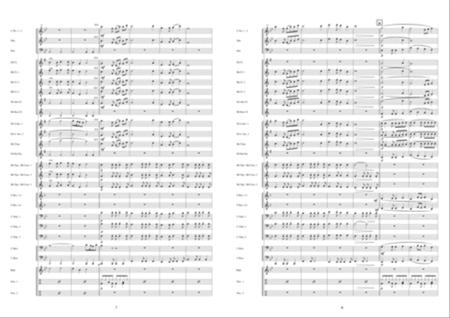 Peanuts ! Brass Band scores gallery preview page 5