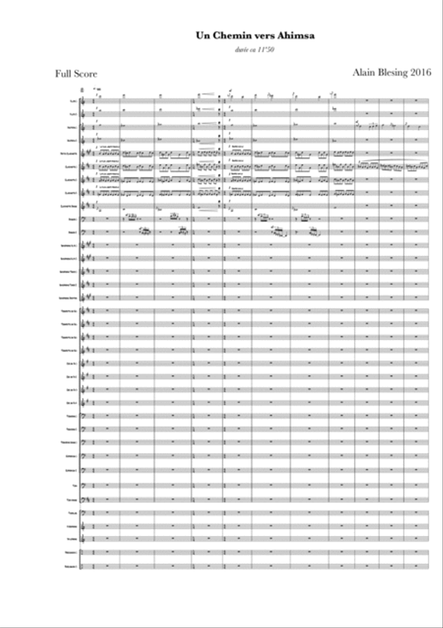 A piece for large orchestra. Advanced level. Orchestral material available Full Orchestra scores gallery preview page 3