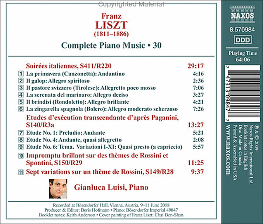 Volume 30: Complete Piano Music image number null
