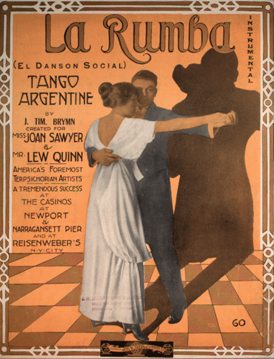 La Rumba (El Danson Social). Tango Argentine Piano Solo scores gallery preview page 1
