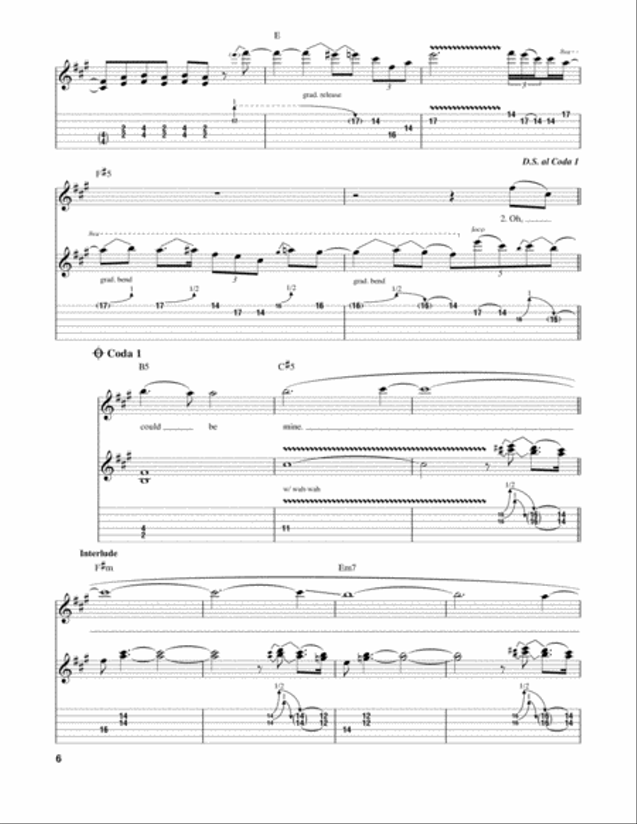 You Could Be Mine You Could Be Mine Electric Guitar scores gallery preview page 6