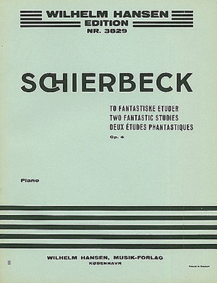 Book cover for Poul Schierbeck: Two Fantastique Studies For Piano Op.4