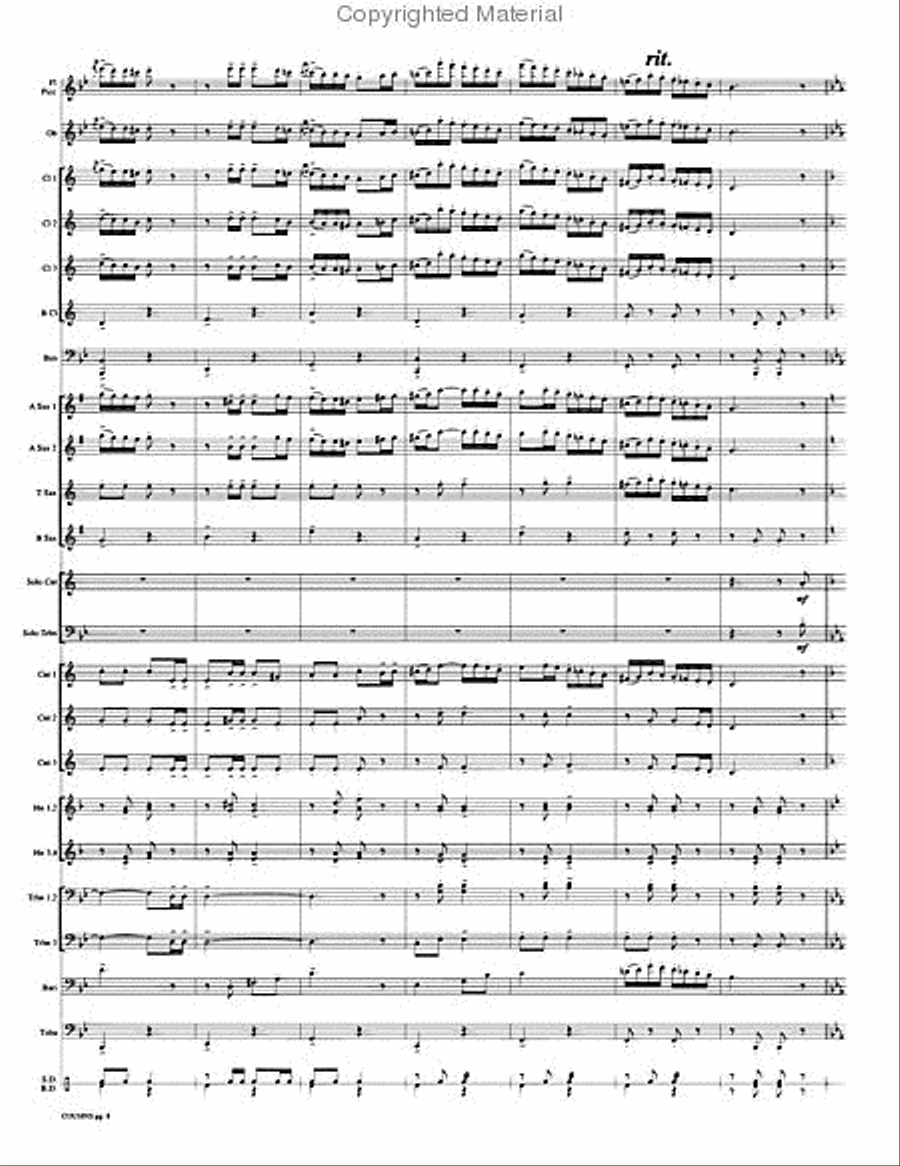 Cousins Cousins Concert Band scores gallery preview page 11