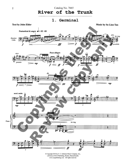 River of the Trunk (Full/Vocal Score)