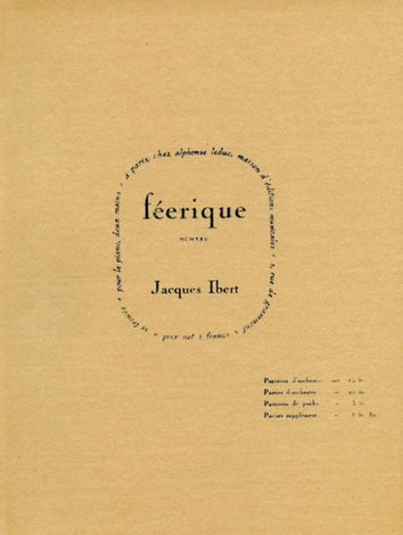 Feerique - Orchestra Score