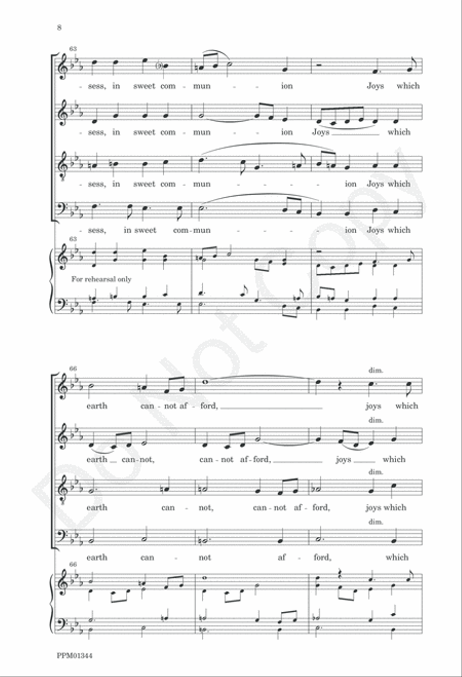 May the Grace of Christ Our Savior 4-Part scores gallery preview page 11