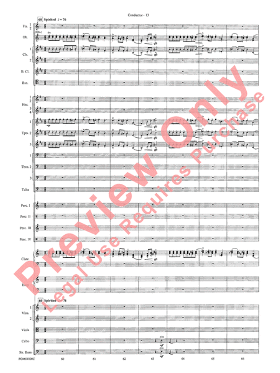 Harry Potter Symphonic Suite Full Orchestra scores gallery preview page 16