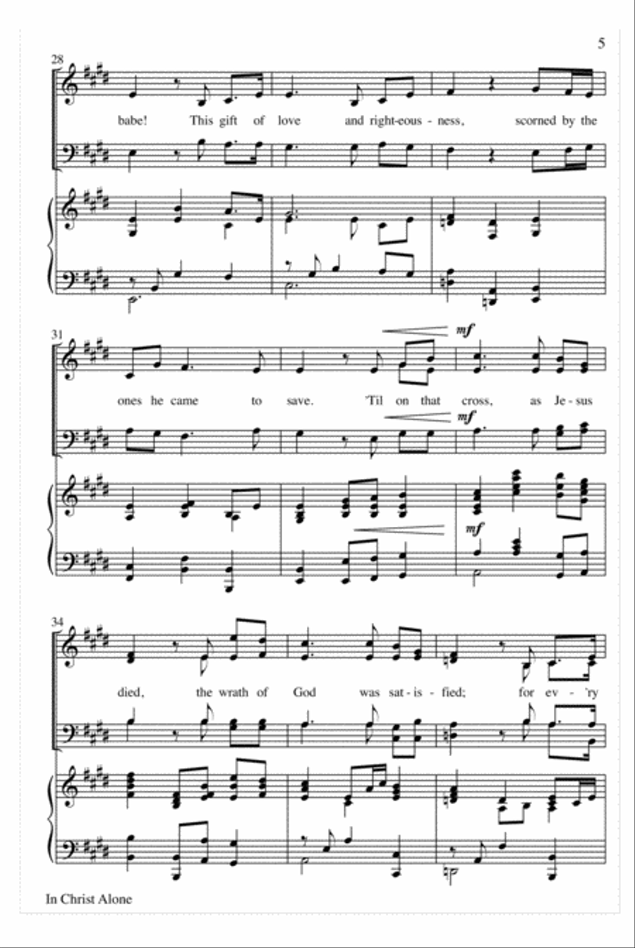 In Christ Alone In Christ Alone 4-Part scores gallery preview page 6
