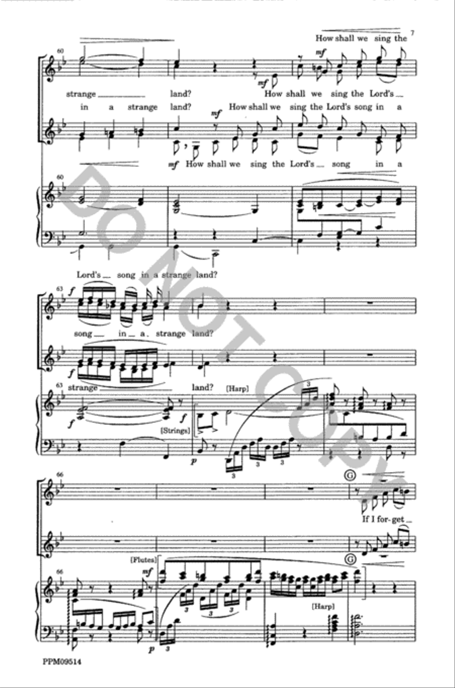 By the Rivers of Babylon SSAA scores gallery preview page 8