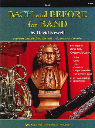 Book cover for Bach and Before For Band - Tuba