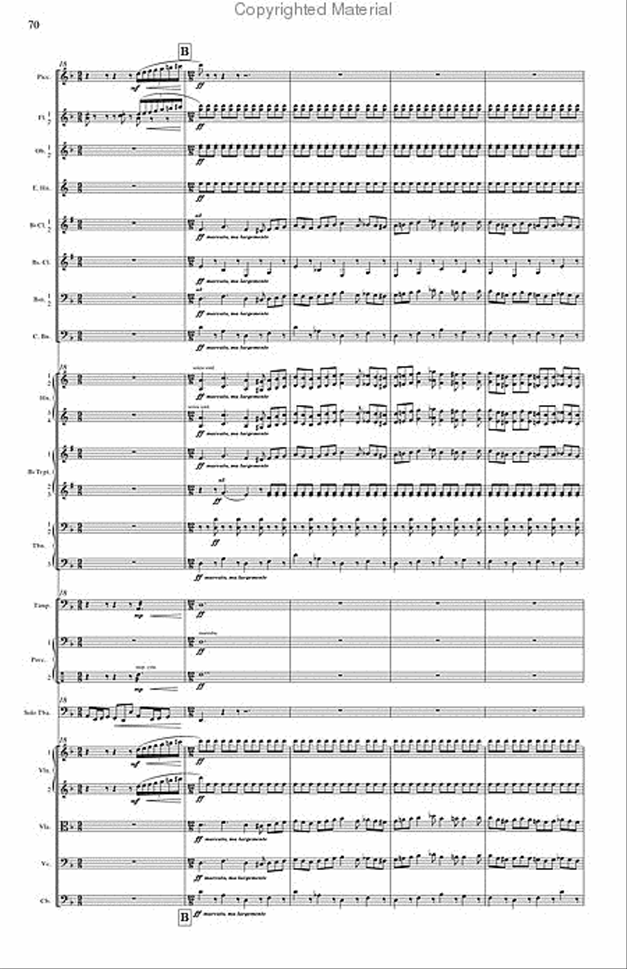 Concerto for Tuba and Orchestra Orchestra scores gallery preview page 14