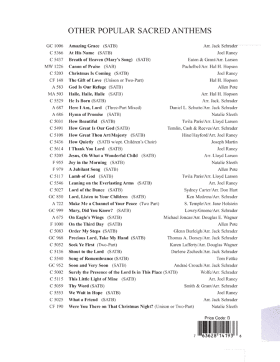 Give Me Jesus 4-Part scores gallery preview page 8