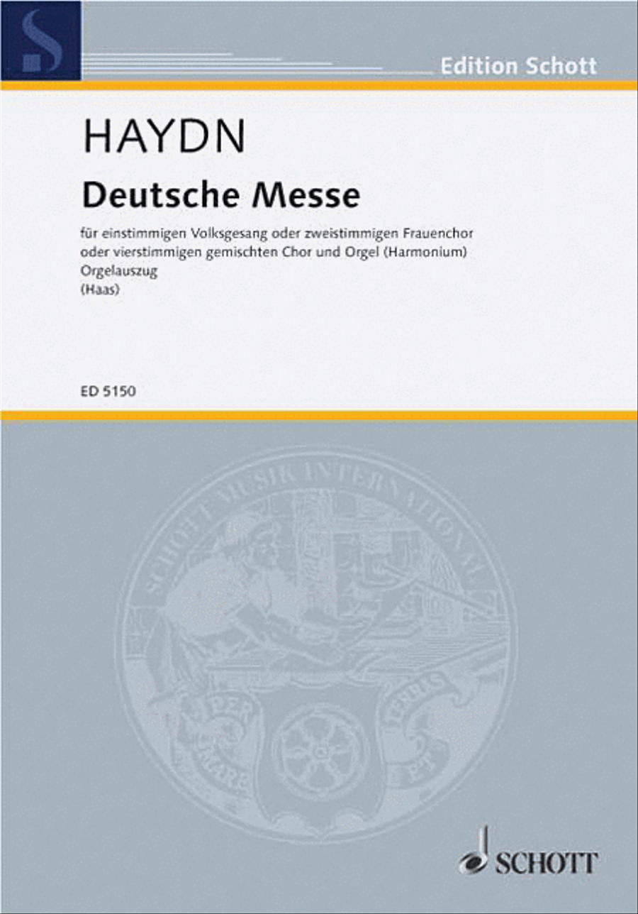 Deutsche Messe Organ Score